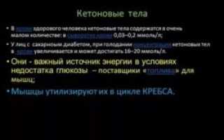 Кетоны в крови что это