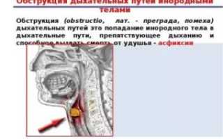 Пища попала в дыхательные пути что делать