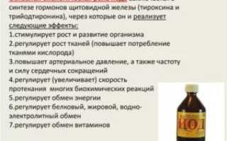 Можно ли пить йод с водой