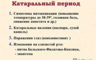 Катаральные явления верхних отделов дыхательных путей