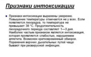 Интоксикация организма симптомы у ребенка